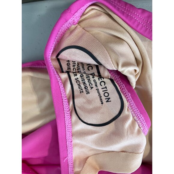 Kim Gravel x Swimsuits For All Surplice Asymmetrical Sarong Size 14 Malibu Pink - Picture 4 of 8